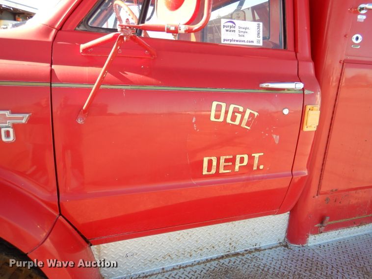 image for item DN5366 1968 Chevrolet C50  fire truck