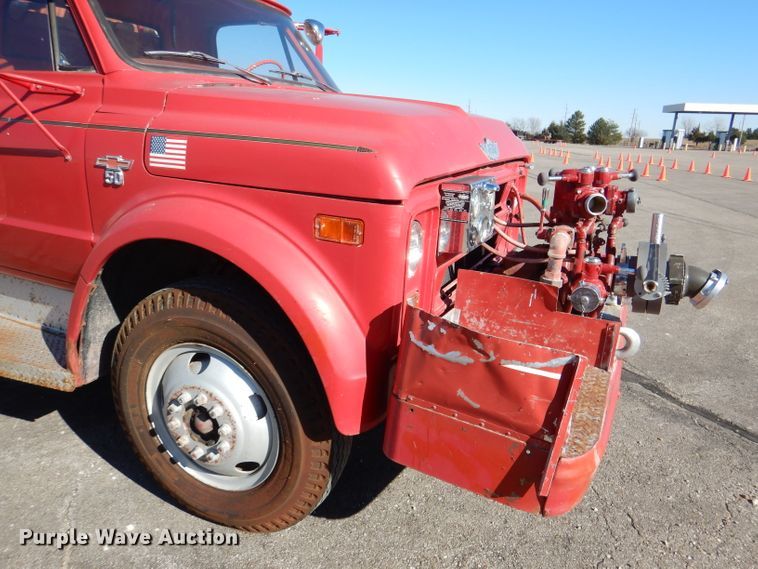 image for item DN5366 1968 Chevrolet C50  fire truck