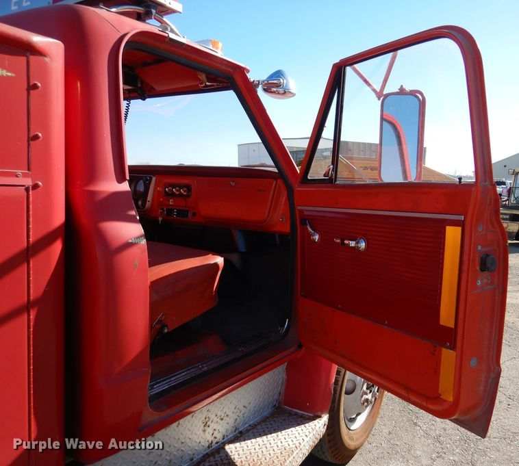 image for item DN5366 1968 Chevrolet C50  fire truck