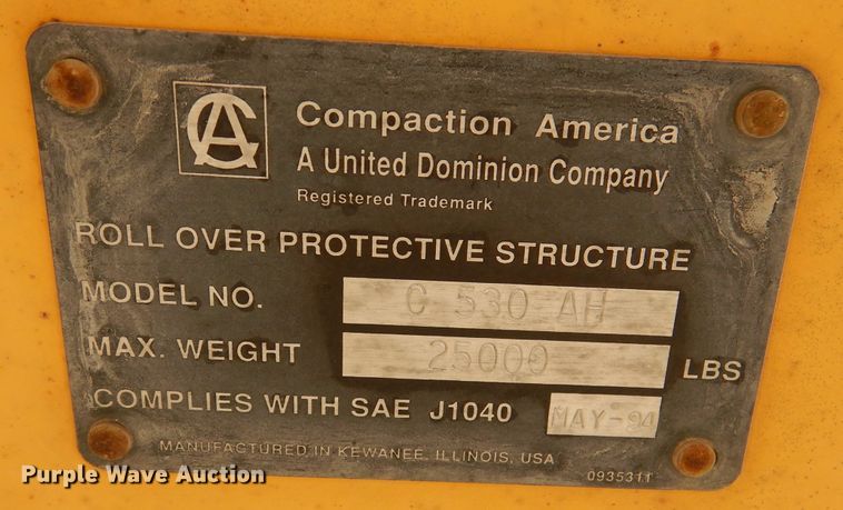 image for item DN5368 1996 Hypac C530AH  pneumatic roller