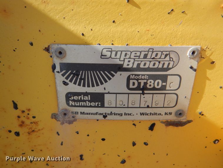 image for item DN5370 2008 Superior DT80C  broom