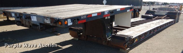 image for item DN5375 2007 Talbert T3-DW35-SPG-T1  lowboy equipment trailer