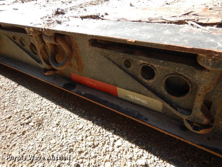 image for item DN5375 2007 Talbert T3-DW35-SPG-T1  lowboy equipment trailer