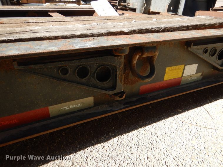 image for item DN5375 2007 Talbert T3-DW35-SPG-T1  lowboy equipment trailer