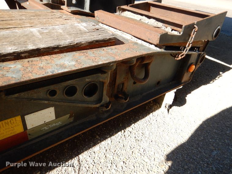 image for item DN5375 2007 Talbert T3-DW35-SPG-T1  lowboy equipment trailer