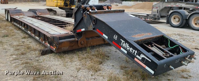 image for item DN5725 2000 Talbert TDW-35SA-HRG-1-T1  lowboy equipment trailer