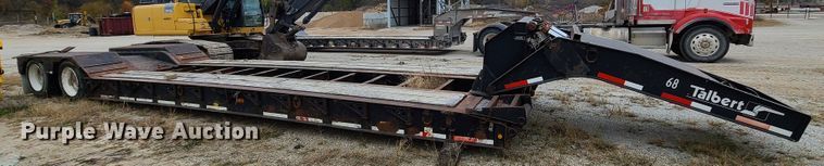 image for item DN5725 2000 Talbert TDW-35SA-HRG-1-T1  lowboy equipment trailer