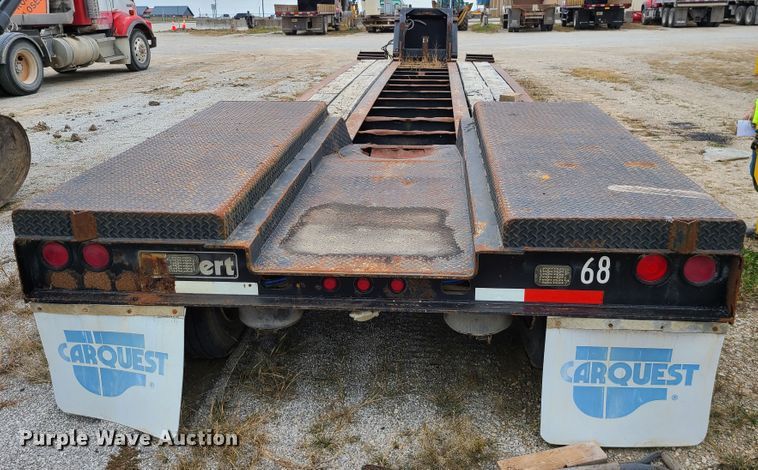 image for item DN5725 2000 Talbert TDW-35SA-HRG-1-T1  lowboy equipment trailer