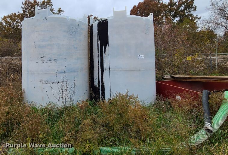 image for item DN5729 (2) salt brine poly mixing tanks