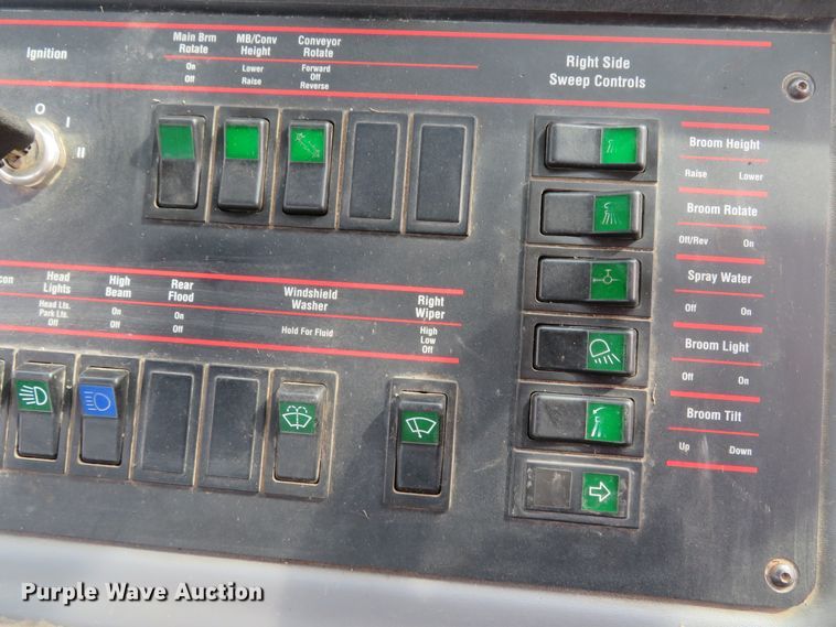 image for item FP9443 1999 Elgin Pelican Series P  street sweeper