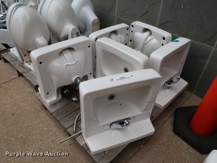 image for item IC9637 Approximately 30 Crane Plumbing restroom fixtures