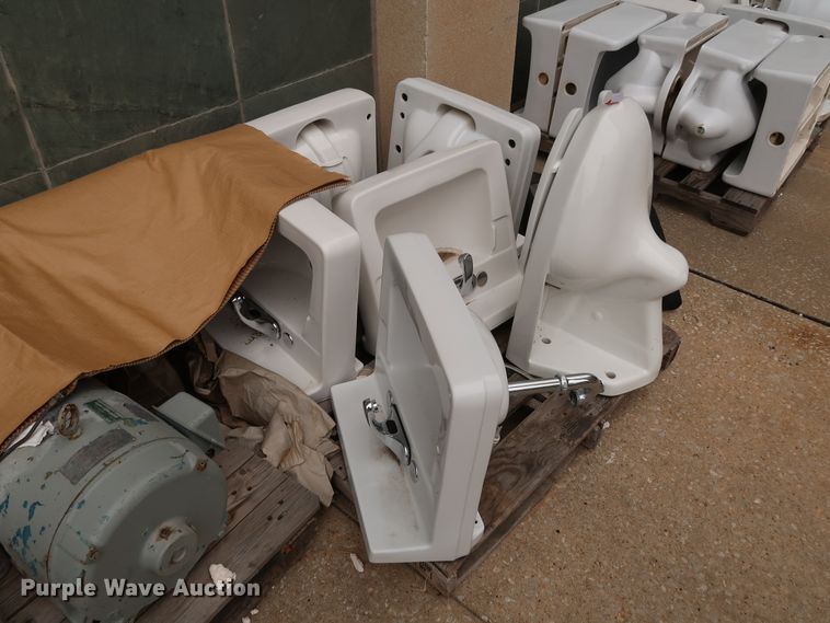 image for item IC9637 Approximately 30 Crane Plumbing restroom fixtures