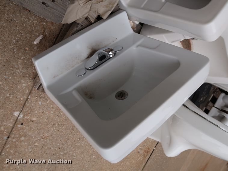 image for item IC9637 Approximately 30 Crane Plumbing restroom fixtures
