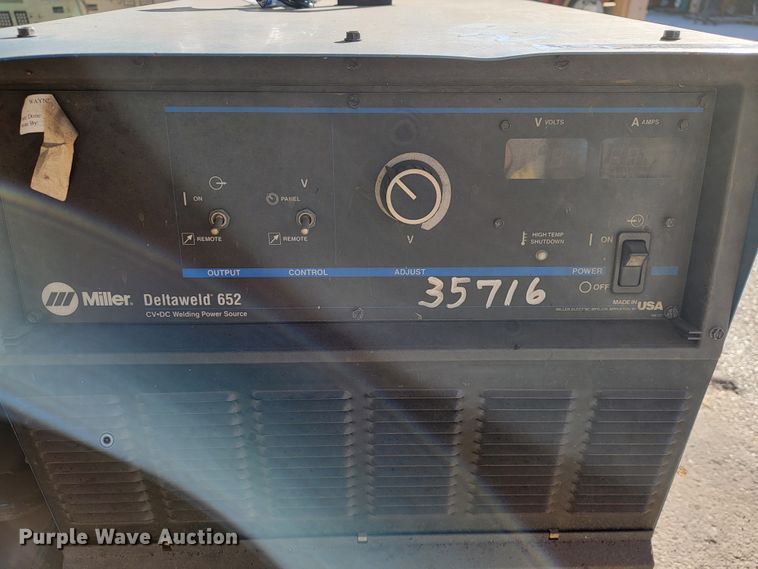 image for item ID9193 Miller Deltaweld 652 welder