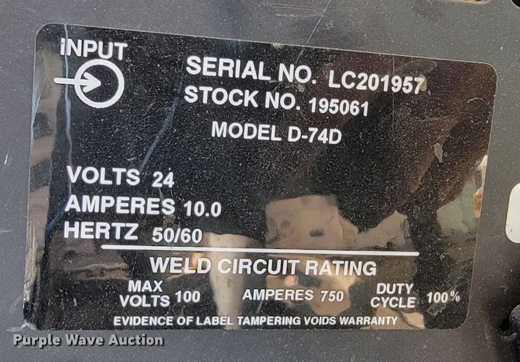 image for item ID9193 Miller Deltaweld 652 welder