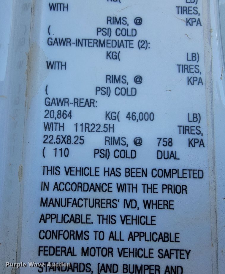 image for item ID9215 2009 International WorkStar 7400  dump truck