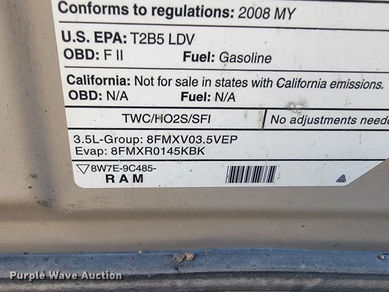 image for item ID9225 2008 Mercury Sable