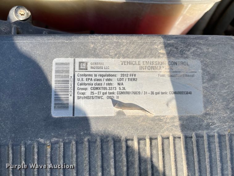 image for item IK9647 2012 Chevrolet Suburban 1500  SUV