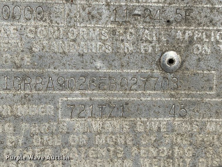 image for item IK9676 1984 Great Dane  dry van trailer