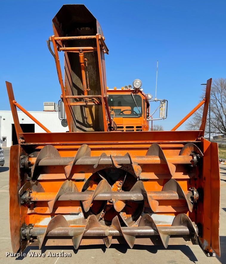 image for item IK9677 1980 Oshkosh P23232  snow blower truck