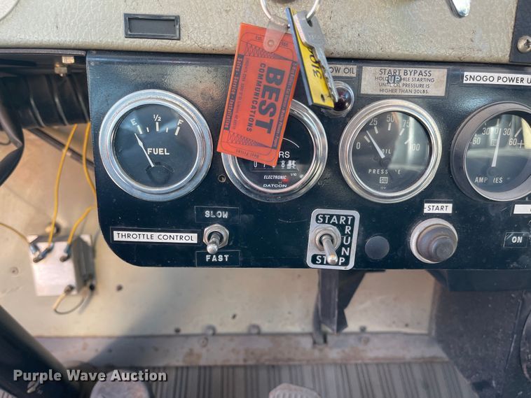 image for item IK9677 1980 Oshkosh P23232  snow blower truck