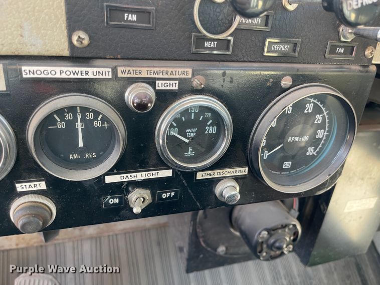 image for item IK9677 1980 Oshkosh P23232  snow blower truck