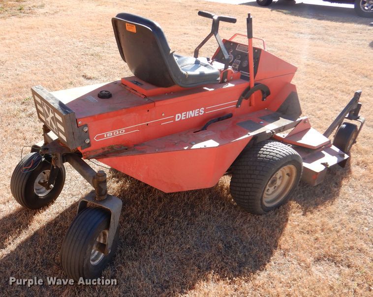 image for item IV9828 Deines Marty J 1800  ZTR lawn mower