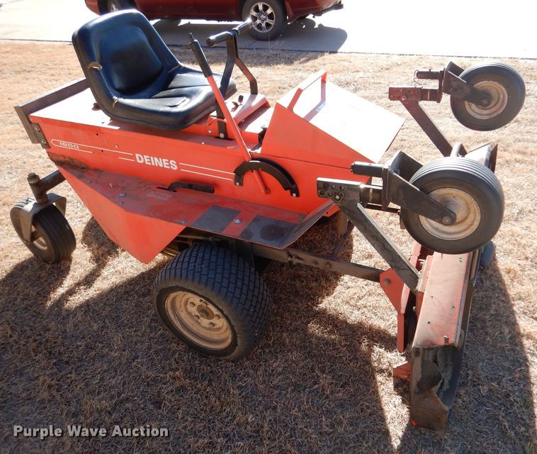 image for item IV9828 Deines Marty J 1800  ZTR lawn mower