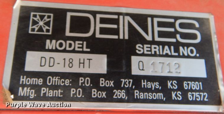 image for item IV9828 Deines Marty J 1800  ZTR lawn mower