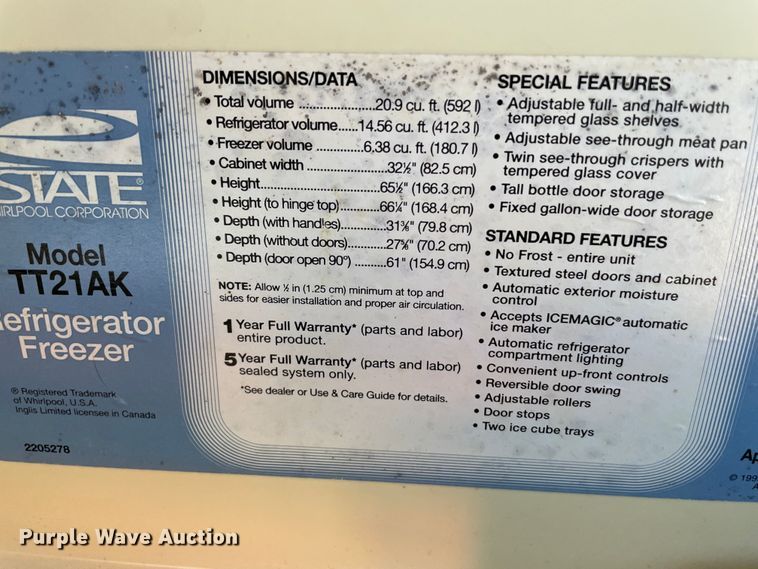 image for item IX9624 (3) appliances