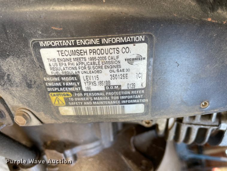 image for item IX9629 Tecumseh Centura  post hole auger