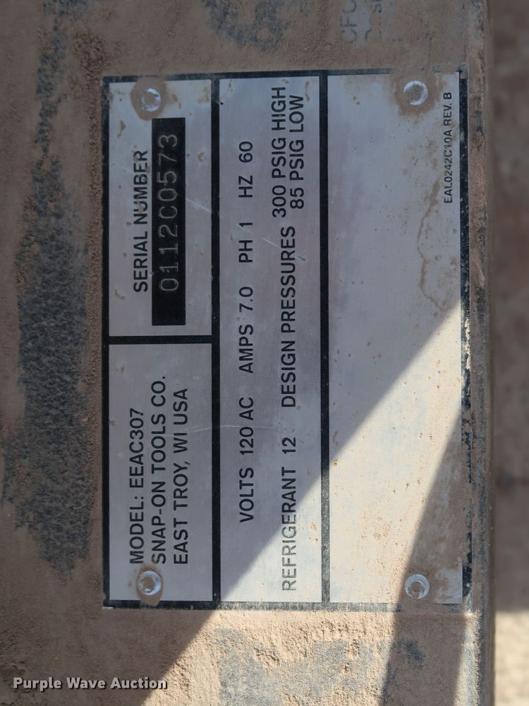 image for item JP9305 SnapOn ECO-12 EEAC307 AC machine