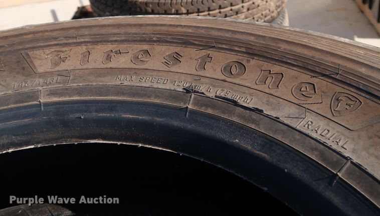 image for item JP9310 (6) Firestone FT492 11R24.5 tires