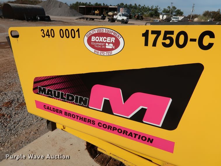 image for item JP9317 2008 Mauldin 1750-C  paver