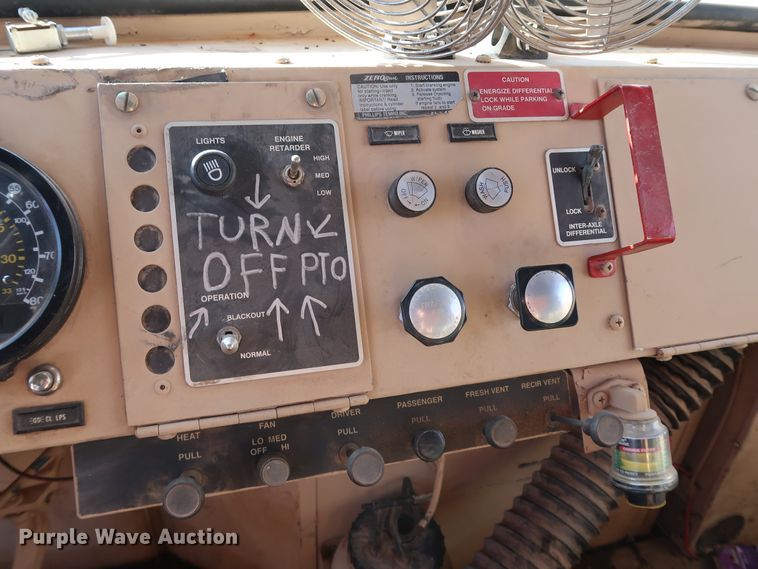 image for item JP9318 1983 Am General M915A1  dump truck