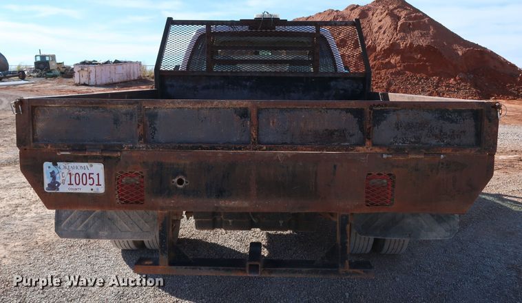 image for item JP9320 2007 Ford F450 Super Duty XL  Crew Cab dump flatbed truck