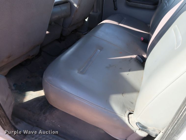 image for item JP9320 2007 Ford F450 Super Duty XL  Crew Cab dump flatbed truck