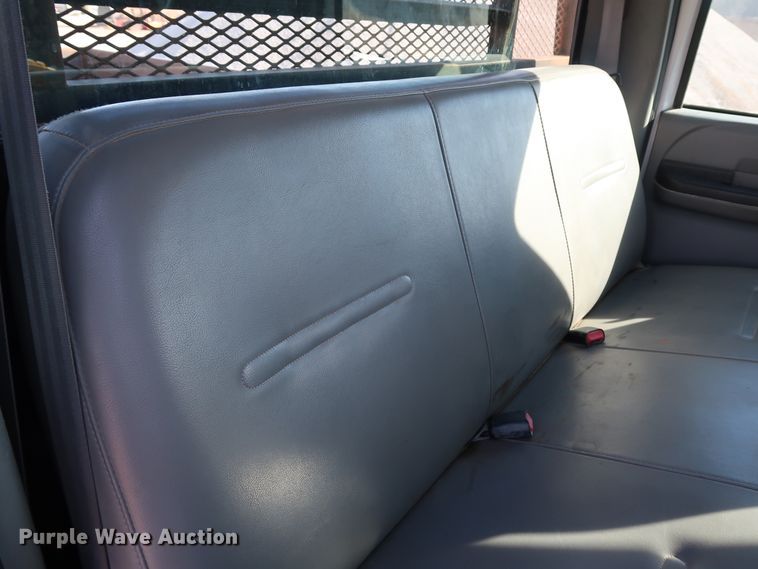 image for item JP9320 2007 Ford F450 Super Duty XL  Crew Cab dump flatbed truck