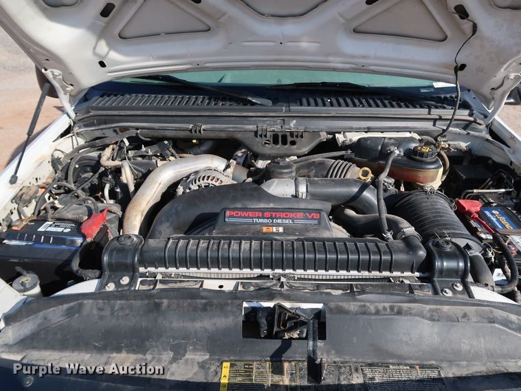 image for item JP9320 2007 Ford F450 Super Duty XL  Crew Cab dump flatbed truck