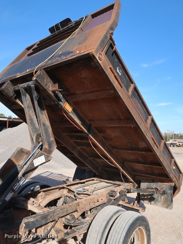 image for item JP9320 2007 Ford F450 Super Duty XL  Crew Cab dump flatbed truck