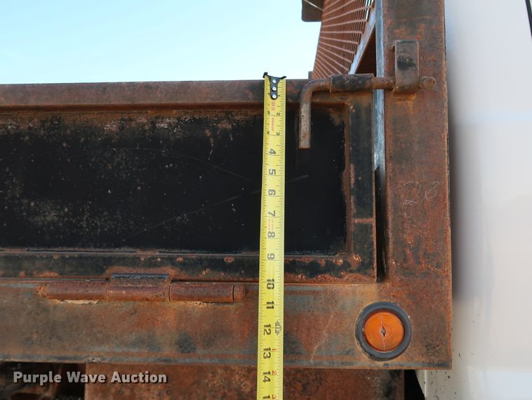 image for item JP9320 2007 Ford F450 Super Duty XL  Crew Cab dump flatbed truck