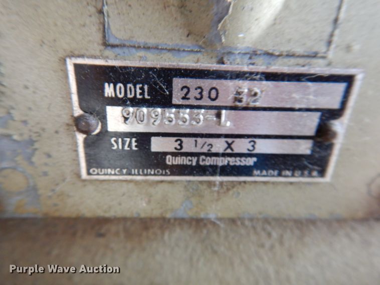 image for item KH9148 Qunicy 230  air compressor