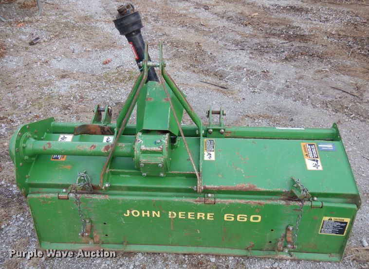 image for item KK9687 John Deere 660  tiller