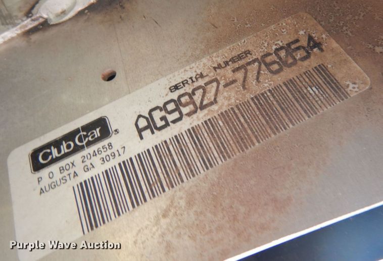 image for item KK9688 Club Car  golf cart