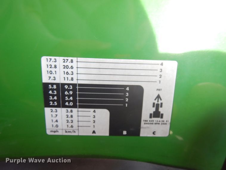 image for item KK9691 2013 John Deere 4320  MFWD tractor