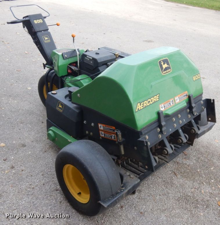 image for item KK9693 John Deere 800 Aercore  aerator