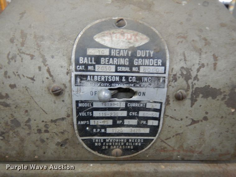 image for item KK9696 Sioux Tools 70198-CTC bench grinder