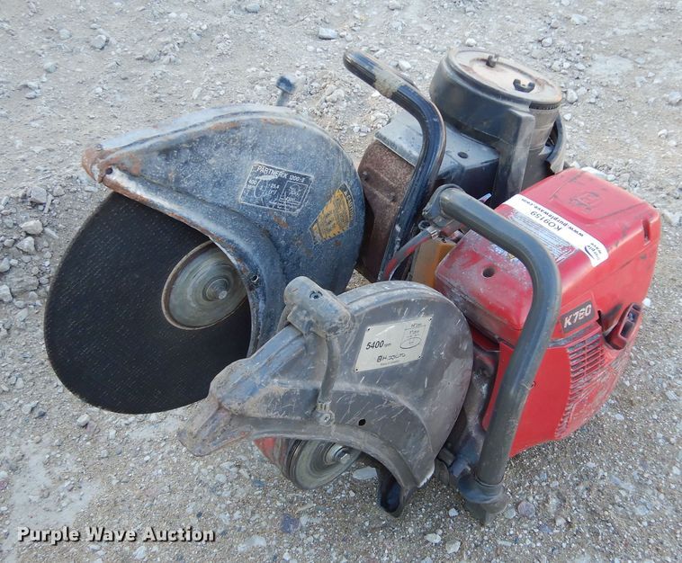 image for item KO9159 (2) Husqvarna K760 concrete saws