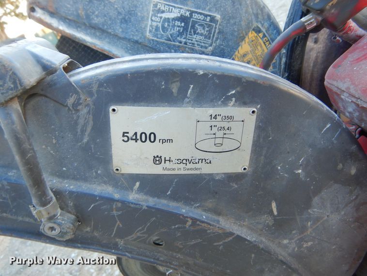 image for item KO9159 (2) Husqvarna K760 concrete saws