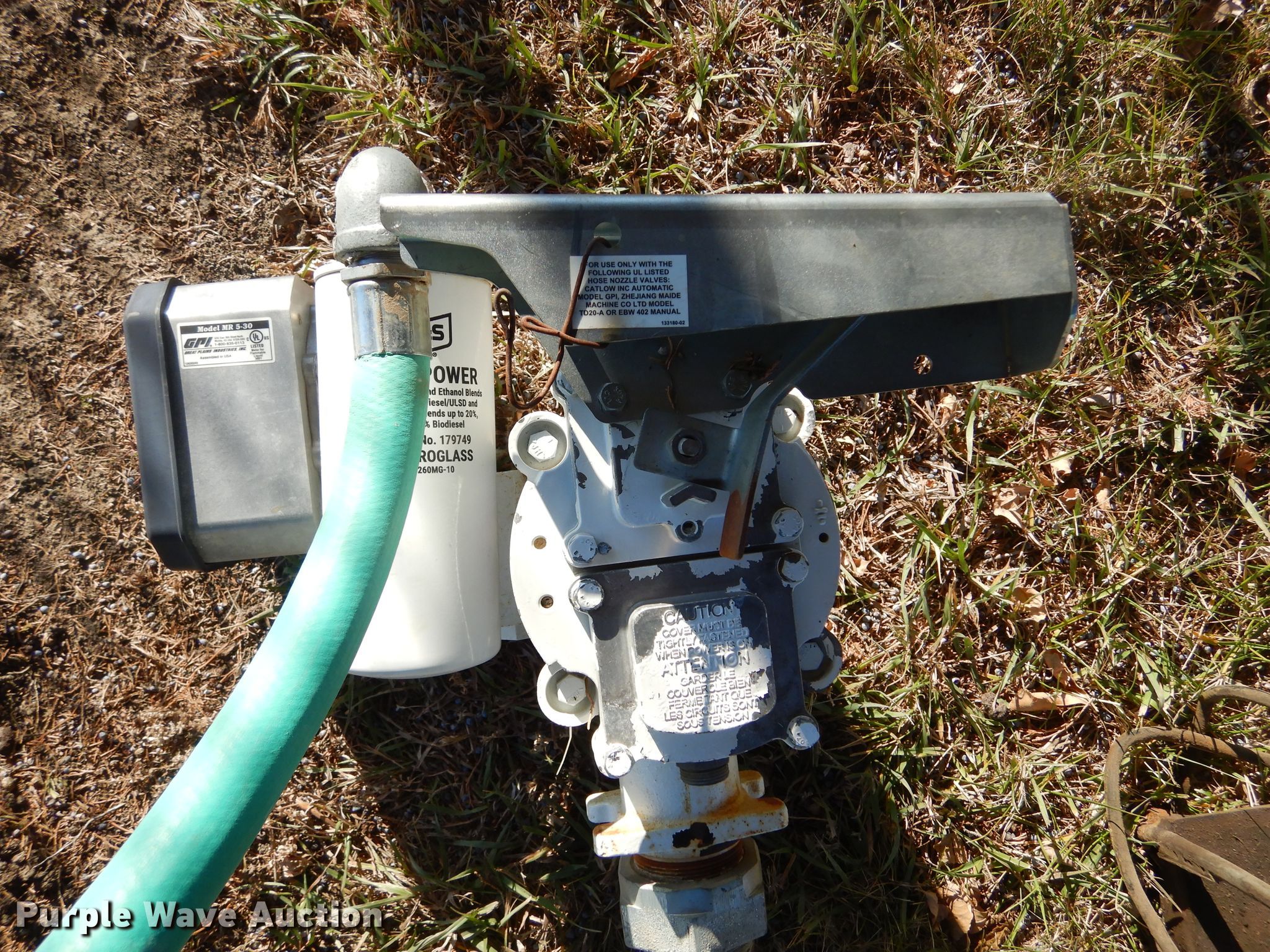 GPI fuel pump in Onawa, IA Item KO9122 sold Purple Wave